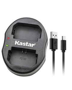 Kastar Dual USB Charger Replacement for Sony NP-FZ100, BC-QZ1 NPA-MQZ1K, Alpha A9 ILCE-9, Alpha 9R, Alpha A9S, Alpha A7 III, Alpha ILCE-7M3, Alpha ILCE-7M3K, Alpha A7R III, Alpha A7R3, Alpha ILCE-7RM3