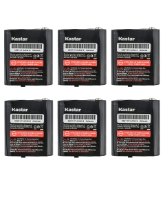 Kastar 6-Pack 3.6V 53615 Battery Compatible with Motorola Talkabout T605 H20, Talkabout T470 T47X, Talkabout T480, Talkabout T500, Talkabout T600 H20, Talkabout T605 H20, Talkabout T631