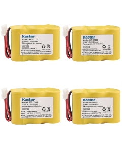 Kastar BT-17333 BT-27333 Cordless Battery (4 Pack), Ni-MH 3.6V 800mAh, for BT163345 BT263345 CS2111 CS5121 AT&T 89-1332-00-00 Sanyo CLT3500 Radio Shack 23-956 43-3215 GE 153524 2830663 5-2320