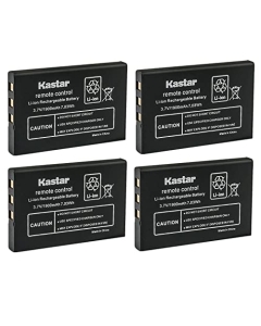 Kastar 4-Pack Battery Replacement for Listen LA-365 Battery, Listen iDSP RF Receiver, M1, Media Interface, Point M1 Microphone, LR-5200-072 Advanced Intelligent DSP RF Receiver