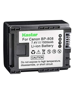 Kastar BP808 Battery (1-Pack) for Canon BP-807, BP-808, BP-809 and Canon HFM400 HF100 M300 S100 S200 FS36 FS37 HF200 HFS11 HF100 HF20 HG21 FS406 Cameras