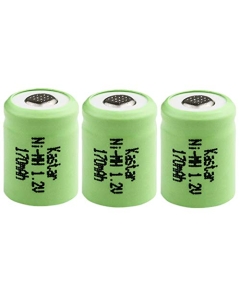Kastar 3-Pack Ni-MH Battery 1.2V 170mAh Replacement for Wacom Inkling Pen Battery, Wacom MDP-123 Digital Pen Battery, Wacom ACK-403-03 ACK40303, Wacom Bamboo Ink, 1/3AAA-17NM-GP, 1/4AAA1.2V Battery