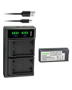 Kastar 1-Pack Battery and LTD2 USB Charger Replacement for Sony Cyber-Shot DSC-F77, Cyber-Shot DSC-F77E, Cyber-Shot DSC-F77A, Cyber-Shot DSC-FX77, Cyber-Shot DSC-P10, Cyber-Shot DSC-P10E Cameras
