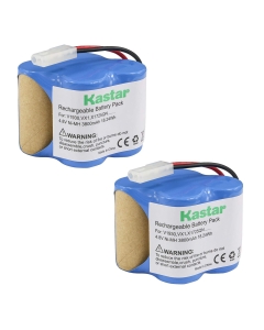 Kastar V1930 Battery (2 Pack), Ni-MH 4.8V 3800mAh, Replacement for Euro Pro Shark X1725QN, V1700Z, VX1, VAC-V1930, V1930, X8905 Cordless Sweeper Vacuum Cleaner