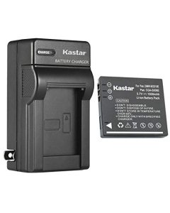 Kastar 1-Pack Battery and AC Wall Charger Replacement for Panasonic Lumix HM-TA1R HM-TA1V, SDR-S7, SDR-S7EG-K, SDR-S7EG-S, SDR-S7K, SDR-S7S, SDR-S9, SDR-S9EG-S, SDR-S10, SDR-S10EB-K, SDR-S10EG-K