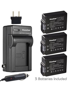 Kastar Battery (3-Pack) and Charger Kit for Nik EN-EL21, MH-28 Work with Nik 1 V2 Camera