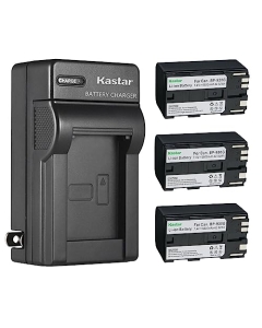 Kastar 3-Pack BP-930G Battery and AC Wall Charger Replacement for Canon Ultura Vistura UC-V10 UC-V10Hi UC-V20 UC-V30 UC-V100 UC-V200 UC-V300 UC-X1 UC-X1Hi UC-X2 UC-X2Hi UC-X30 UC-X30Hi Camera