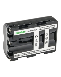 Kastar 1-Pack Battery NP-FM500HN 7.4V 2400mAh Replacement for Sony Camera DSLR-A200, DSLR-A200K, DSLR-A200W, DSLR-A200WB, DSLR-A300, α300, Alpha A300, DSLR-A300K, DSLR-A300K/N, DSLR-A300X, DSLR-A350