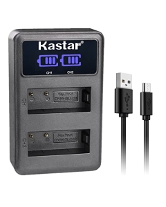 Kastar DMW-BLG10 LED2 USB Battery Charger Compatible with Panasonic DMW-BLG10, DMW-BLG10E, DMW-BLG10PP, DMW-BLE9, DMW-BLE9E, DMW-BLE9PP Battery, Lumix DC-ZS70, Lumix DC-ZS80 Camera