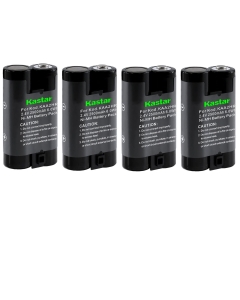 Kastar 4-Pack KAA2HR Battery Replacement for Panasonic Palmcam PV-DC1000, Palmcam PV-DC1080, PV-DC1580, D-220, D-223, D-321, D-4215P, Discman ESP, D-421SP