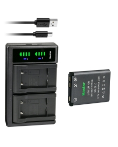Kastar 1 Battery and LTD2 USB Charger Compatible with Nikon EN-EL10 Battery, MH-63 Charger, Coolpix S60 S80 S200 S202 S203 S210 S220 S230 S500 S510 S520 S520B S570 S600 S700 S3000 S4000 S5100 Camera