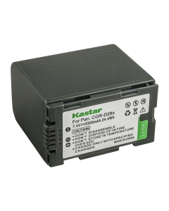 Kastar 1-Pack CGR-D28 Battery Replacement for Panasonic VDR-M10, VDR-M20, AJ-PCS060G(Portable Hard Disk), AG-AC90, AG-AC90P, AG-AC90PJ, AG-AC90PX, AG-DVC7, AG-DVC7P Camera
