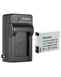 Kastar 1-Pack Battery and AC Wall Charger Replacement for Gopro2, Gopro HERO2, Gopro Hero 2, GoPro AHDBT-001, GoPro AHDBT-002 Battery, Gopro HD HERO2 Outdoor Edition, Gopro HD HERO2 Motorsport Edition