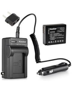 Kastar Battery (1-Pack) and Charger Kit Replacement for Panasonic DMW-BLE9, DMW-BLE9E, DMW-BLE9PP, DMW-BLG10 Work with Panasonic Lumix DMC-GF3, DMC-GF5, DMC-GF6, DMC-GX7, DMC-LX100 Cameras