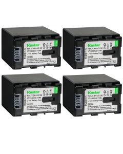 Kastar BN-VG138 Battery 4-Pack Replacement for JVC GZ-EX355 GZ-EX350 GZ-EX370 GZ-EX515 GZ-EX555 GZ-EX555BU GZ-EX575 GZ-GX1 GZ-GX1BU GZ-GX3 GZ-GX8 GZ-HD500 GZ-HD500BU GZ-HD500BUS GZ-HD500SEK Camera