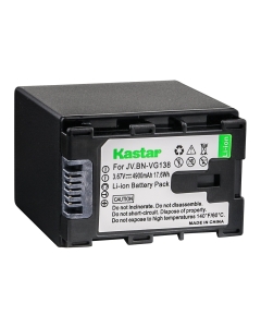 Kastar BN-VG138 Battery (1-Pack) for JVC BN-VG138 BN-VG138U BN-VG138US, BN-VG121 BN-VG121U BN-VG121US, BN-VG114 BN-VG114U BN-VG114US, BN-VG107 BN-VG107U BN-VG107US Battery and JVC Everio Cameras