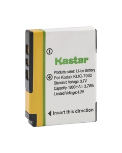 Kastar KLIC-7002 Replacement Battery for Kodak EasyShare V530, EasyShare V603 Zoom Camera