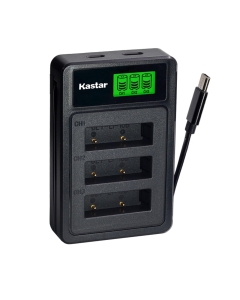 Kastar LZD3 USB Triple Charger Compatible with Olympus Li-10B Li-12B MJU 300 400 500 600 800 810 1000, Stylus 300 400 500 600 800 810 1000, Sanyo DB-L10 Camedia C50 C60 C70 Camera