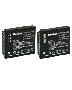 Kastar 2-Pack CGA-S005 Battery Replacement for Panasonic Lumix DMC- FX8, Lumix DMC- FX9, Lumix DMC- LX1, Lumix DMC- LX2, Lumix DMC- LX3, Lumix DMC- FS1, Lumix DMC- FS2, Lumix DMC- FX01 Camera