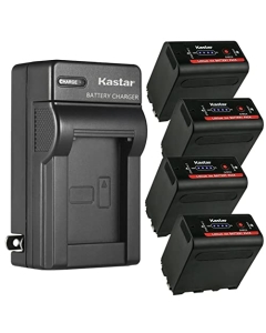 Kastar 4-Pack Battery and AC Wall Charger Replacement for Sony CCD-TRV101 CCD-TRV15 CCD-TRV16 CCD-TRV17 CCD-TRV201 CCD-TRV215 CCD-TRV20 CCD-TRV25 CCD-TRV26 CCD-TRV27 CCD-TRV300 CCD-TRV3000 CCD-TRV315