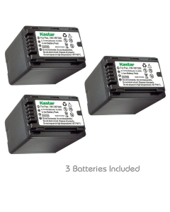 Kastar Battery (3-Pack) for Panasonic VW-VBT380 and Pansonic HC-V110 V130 V160 V180 HC-V201 V210 V250 HC-V380 HC-V510 V520 V550 HC-V710 V720 V750 V770 HC-VX870 HC-VX981 HC-W580 W850 HC-WXF991 Cameras