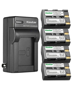 Kastar 4-Pack D-Li50 Battery and AC Wall Charger Replacement for Pentax D-Li50 DLI50 Battery, Pentax D-BC50 Charger, Pentax K10, K10D, K10D GP, K10D Grand Prix, K20D Camera