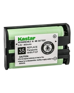 Kastar 1-Pack HHR-P107 Battery Replacement for Panasonic KX-TG6021-11 KX-TG6021-12 KX-TG6022 KXTG6022 KX-TG6022B KXTG6022B KX-TG6023 KXTG6023 KX-TG6023M KXTG6023M KX-TG6051 KXTG6051 KX-TG6051M