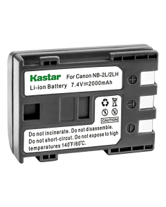 Kastar 1-Pack NB-2L / NB-2LH Battery Replacement for Canon EOS Digital Rebel XTi, MVX25i, MVX30i, MVX35i, MVX40, MVX40i, MVX45i Camera