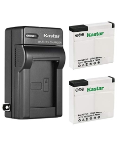 Kastar 2-Pack Battery and AC Wall Charger Replacement for Xiaomi YI AZ13-1, Xiaomi YI AZ13-2 Battery, Xiaomi Yi 1 Action Camera, Xiaomi Xiaoyi 1080P 16.0MP CMOS Sports Action Camera Camcorder