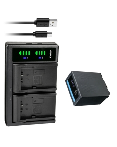 Kastar 1-Pack CGR-D54Pro Battery and LTD2 USB Charger Compatible with Panasonic CGA-D54 CGA-D54S CGA-D54SE CGA-D54SE/1B CGA-D54SE/1H CGA-D54Pro CGR-D54 CGR-D54S CGR-D54SE CGP-D54 CGP-D54S Battery