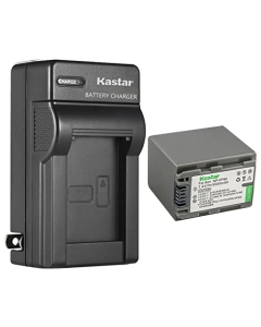 Kastar NP-FP90 / FP91 1-Pack Battery and AC Wall Charger Replacement for Sony DCR-DVD703, DCR-DVD705, DCR-DVD755, DCR-DVD803, DCR-DVD92, DCR-HC16, DCR-HC18, DCR-HC19, DCR-HC20, DCR-HC21 Camcorder