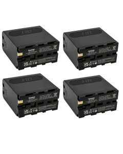 Kastar 4-Pack NP-F970S Battery Replacement for Sony HXR-MC1500 HXR-MC2000 HXR-MC2500 HXR-NX100 HXR-NX3 HXR-NX5 HXR-NX5C HXR-NX5R MPK-DVF4, MVC-CD1000 MVC-CD400 MVC-CHF81 MVC-CKF81 MVC-FD100 MVC-FD200