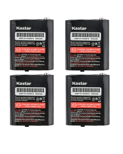 Kastar 4-Pack 3.6V 53615 Battery Compatible with Motorola TalkAbout MC220, MC220R, MC225, MC225R, MD200, MD200R, MD200TPR, MD207, MD207R, MD320CR, MJ270, MJ270R, MJ27OR, MJ430R, MR350, MR350R