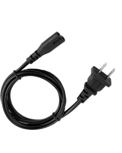 Kastar 1-Pack Power Cord, US. Standard 5 FEET 2-Prong/Pins AC Power Cord Cable/Lea, Figure-8 Power Cord for Sony Playstation 3 Slim Edition AC Power Adapter Cord Bulk