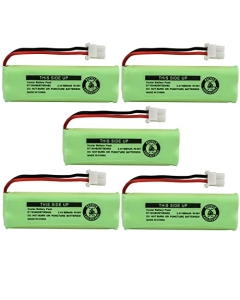 Kastar 5-Pack Battery Replacement for Vtech BT183482, Vtech BT283482, Vtech DECT 6.0 Home Handset Telephone Vtech 89-1348-01, Vtech DS640 DS6401 DS6401-16, Vtech DS6421 DS6421-2 DS6421-26 DS6421-3