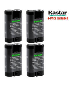 Kastar KAA2HR Battery (4-Pack) for Kodak KAA2HR KAARDC K3ARDC and Kodak EasyShare, Kodak C315 CD33 CW330 CX7430 DX3900 Z650 Digital Camera