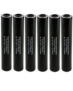 Kastar 6-Pack Ni-CD 3.6V 1600mAh Battery Replacement for Streamlight-Maglight Pelican M9, Stinger HP, Stinger XT, Stinger XT HP, Stinger LED, Stinger LED HP, Polystinger, MagLit 75175, 75375