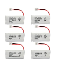 Kastar 6-Pack Battery Replacement for AT&T SL82418 SL82518 SL82558 SL82618 SL82658 TL86009 TL86109 TL92278 TL92328 TL92378 SB67030 SB67040, GE H-5250 H5401 H-5401, SJB2121 SJB-2121 SJB2121/17