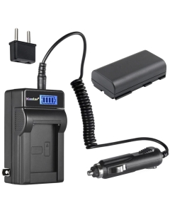 Kastar 1-Pack BP-911 BP-915 Battery and LCD AC Charger Compatible with Canon XH-A1S HD, XH-A1SE HDV, XH-G1 HDV, XH-G1S, XH-G1S HD, XL-H1A, XL-H1S, XL-H1S HD, XL-1, XL-1S, XL-2, XM1, XM2, XV1, XV2