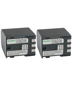 Kastar 2-Pack NB-2L24 Battery 7.4V 3600mAh Replacement for Canon MVX20i, MVX25i, MVX30i, MVX35i, MVX40, MVX40i, MVX45i, MVX200, MVX200i, MVX250i, MVX300, MVX300i, MVX330i, MVX350i, DS126071 Camera