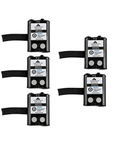 Kastar 5-Pack BT-1028 Battery Compatible with Uniden BT-1028 58037235E Battery, Uniden GMR3040-3CK GMR3040-2CK GMR2638-2CK 2-Way Walkie-Talkie
