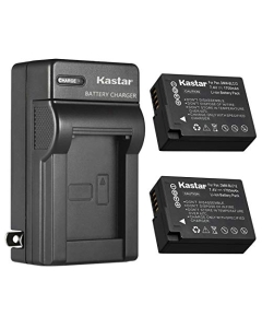 Kastar 2-Pack Battery and AC Wall Charger Replacement for Leica BP-DC12 Battery, Leica BC-DC12 Charger, Leica V-Lux 4, Leica V-Lux 5, Leica Q (Typ 116), Leica Q-P Digital Camera