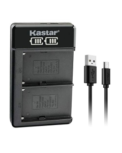 Kastar LKD2 USB Battery Charger Compatible with Blackmagic Design Pocket Cinema Camera 6K Pro (Canon EF)