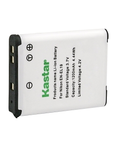 Kastar Digital Camera Battery for Nikon CoolPix S3300 S3400 S3500 S3600 S3700 S4100 S4150 S4200 S4300 S4400 S5200 S5300 S6400 S6500 S6600 S6700 S6800 S6900 S7000 and Nikon EN-EL19 Sony NP-BJ1 Battery
