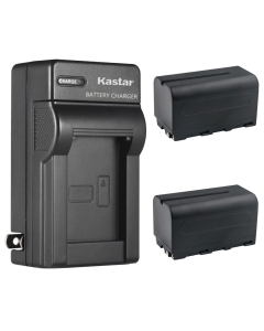 Kastar 4-Pack NP-F550 / NP-F570 Battery and LTD2 USB Charger Compatible with Godox ML30 ML30Bi LED Light, ML60 ML60Bi LED Light, LR160 Bi-Color Ringlight, LF308BI Variable Color LED Video Light
