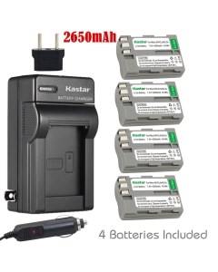 Kastar Battery (4-Pack) and Charger Kit for Nik EN-EL3e, EN-EL3a, EN-EL3, MH-18, MH-18a Work with Nik D50, D70, D70s, D80, D90, D100, D200, D300, D300S, D700 Cameras and MB-D10, MB-D80 Grips