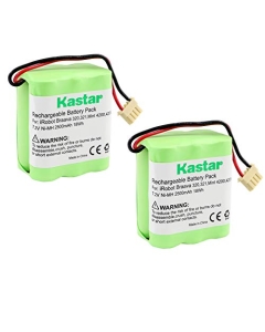 Kastar BRAAVA320 Battery (2 Pack), Ni-MH 7.2V 2500mAh, Replacement for iRobot Braava 320, iRobot Braava 321, Mint 4200, Mint 4205, Floor Cleaner Robot 4408927