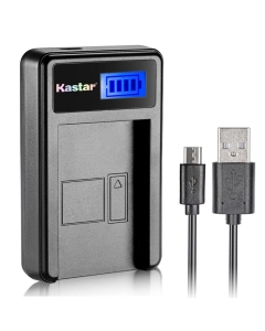 Kastar LCD Slim USB Rapid Charger for Sanyo Xacti VPC-E1403, VPC-E1500, VPC-E1500TP, VPC-E1600, VPC-E1600TP, VPC-T700, VPC-T850, VPC-T1060, VPC-T1284, VPC-T1495, VPC-T1496, VPC-TP1000 Cameras