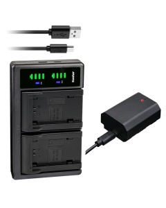 Kastar 1-Pack Battery and LTD2 USB Charger Compatible with Sony NP-FZ100 FZ100 Battery, Sony BC-QZ1, NPA-MQZ1K Charger, Sony Alpha A7R IV (A) α7R IV(A), Alpha A7R4 α7R4, Alpha A7C α7CCamera