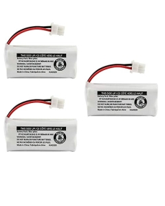 Kastar 3-Pack Battery Replacement for Vtech DS6621 DS6621-2 DS6621-3 DS6621-4 DS6641 DS6641-2 DS6642 DS6642-4 DS6642-4a DS6648-2 DS66482 DS6649 DS6649-2 DS66492 DS6649-3 DS66493 FS6214 FS6224 Handset